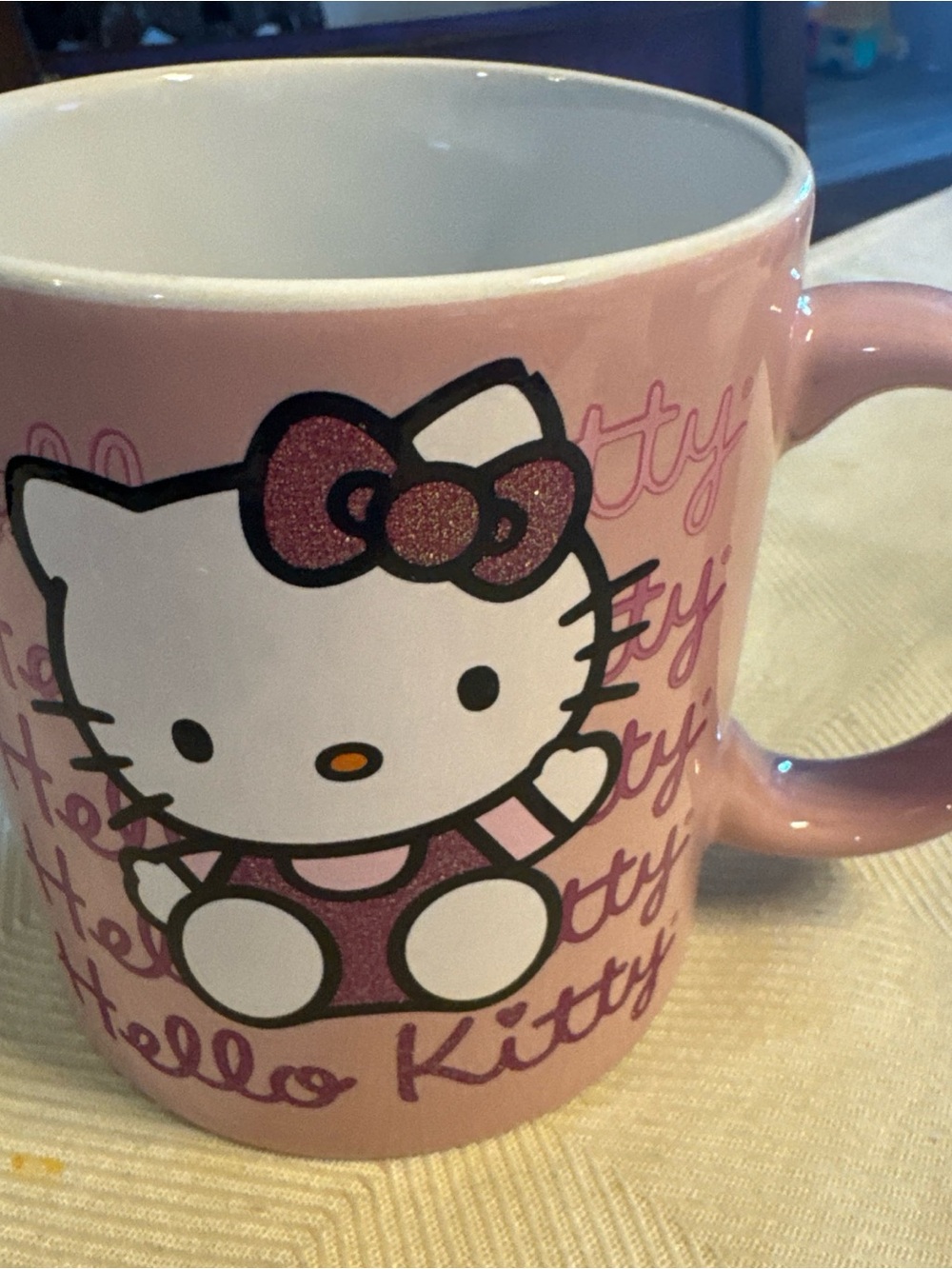 Hello Kitty Pink Ceramic Mug - Picture 2 of 5